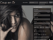 Tablet Screenshot of coup-en-or.com